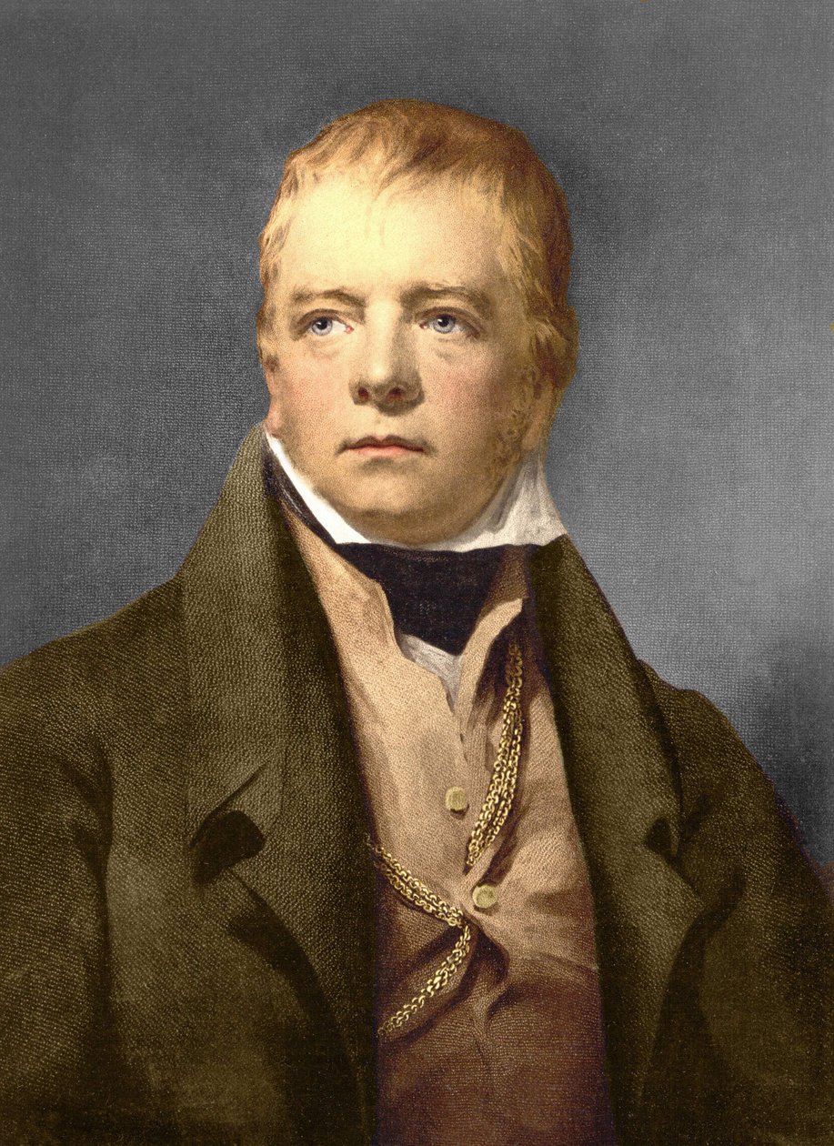 Portrait of Sir Walter Scott (1771-1832), Scottish poet, novelist and historian by Anonymous Anonymous
