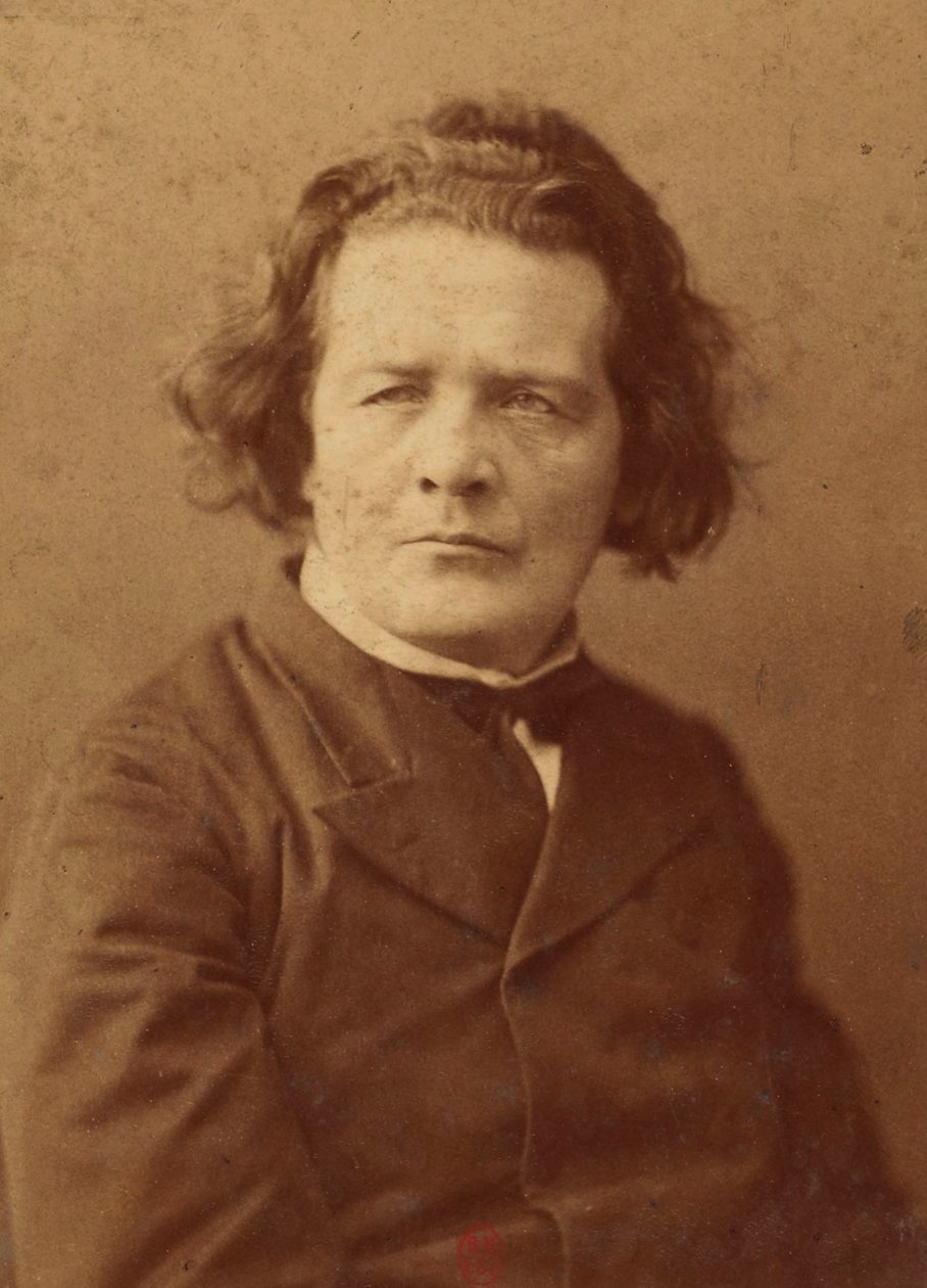Portrait of the composer Anton Rubinstein, Anonymous. Albumin Photo by Anonymous Anonymous