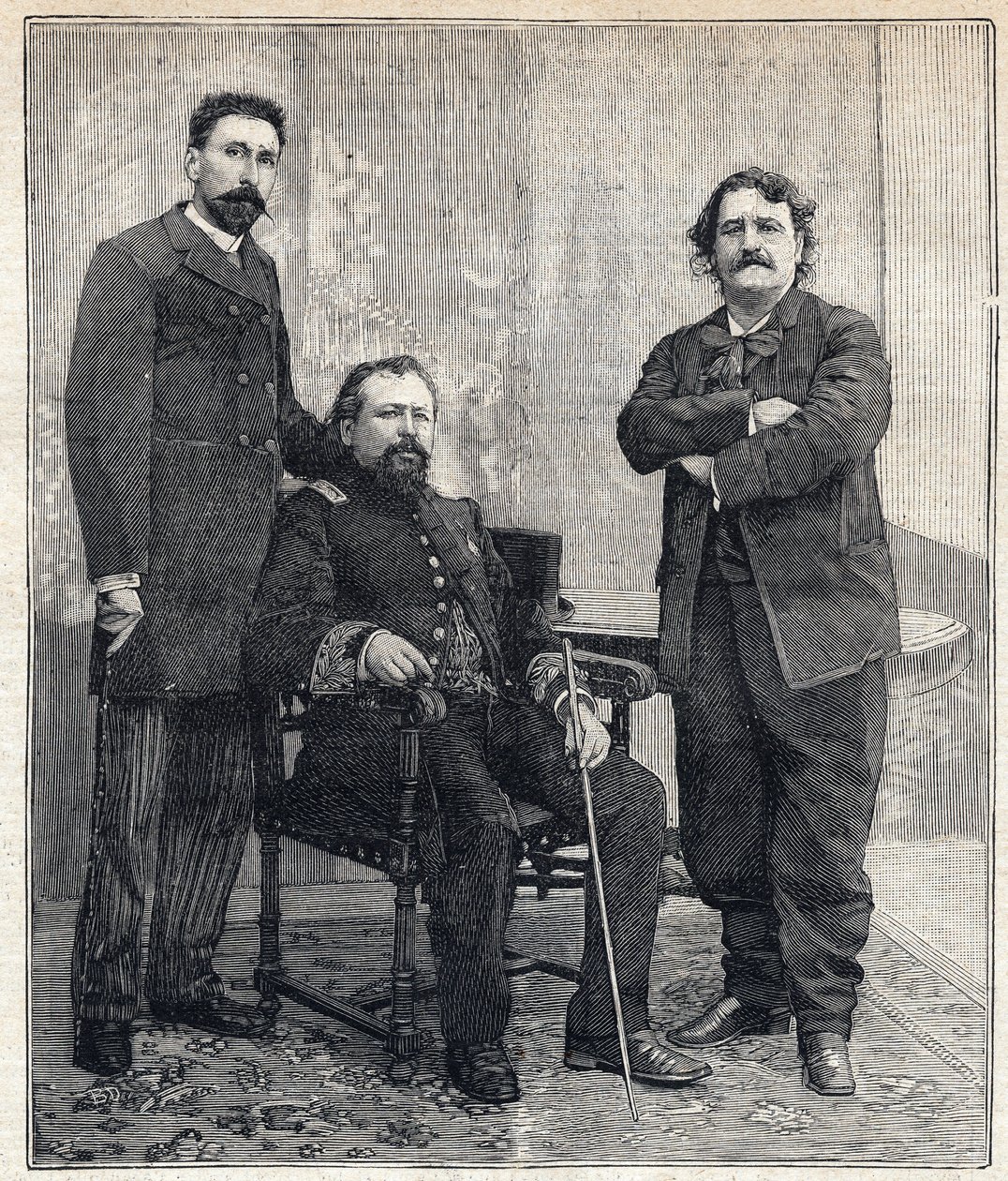 Portrait of the three 