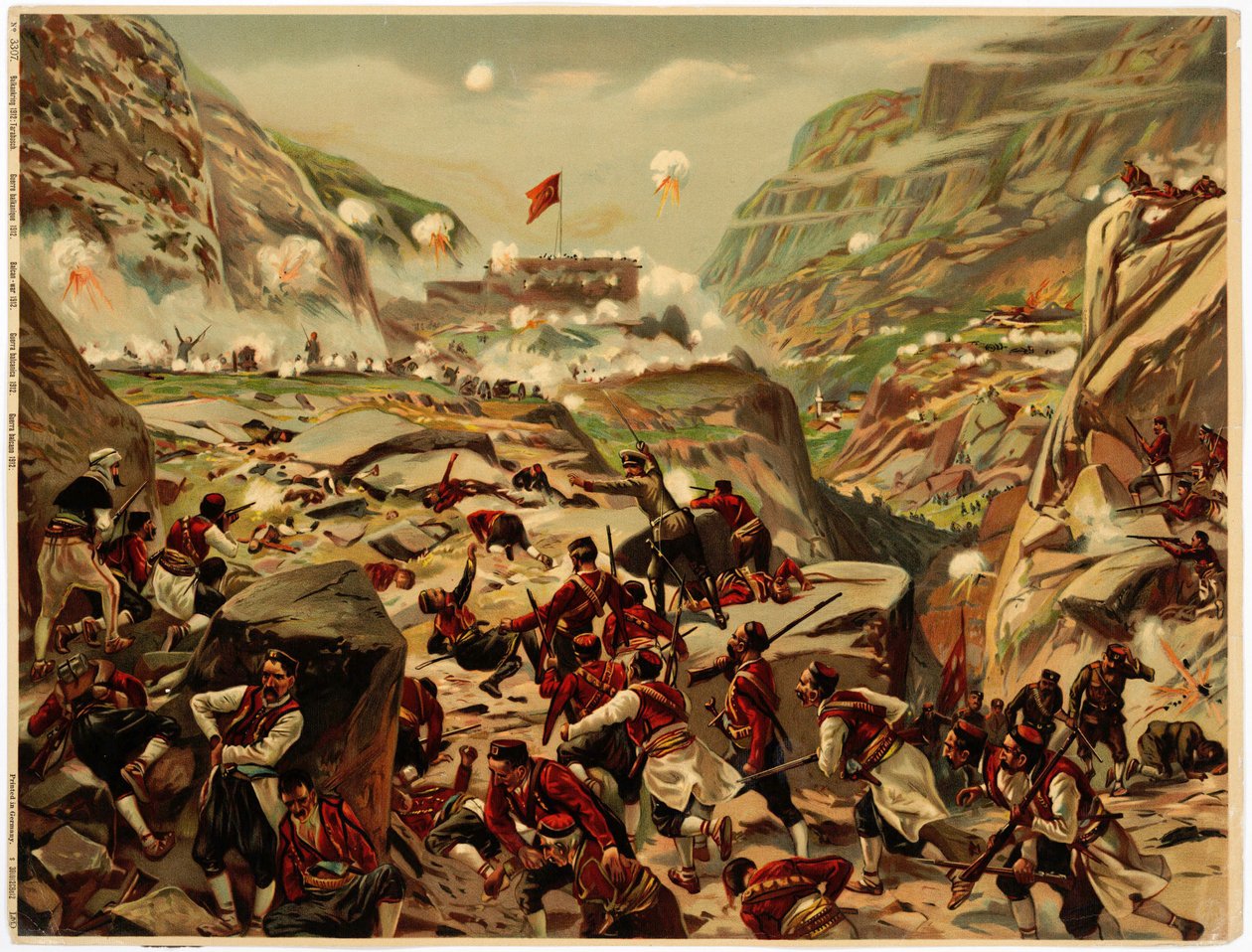 Balkan War. The Battle at Tarabosh by Anonymous Anonymous