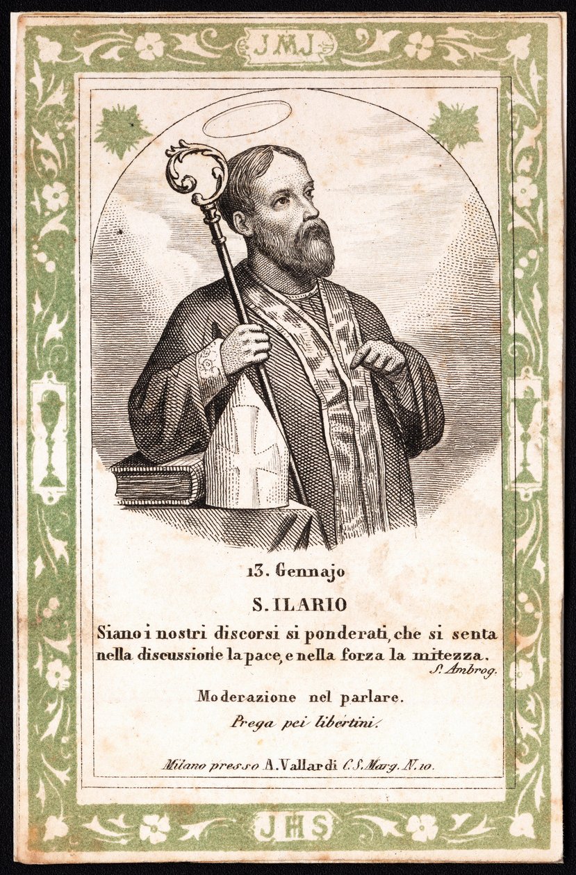 Representation of Saint Hilaire by Anonymous Anonymous