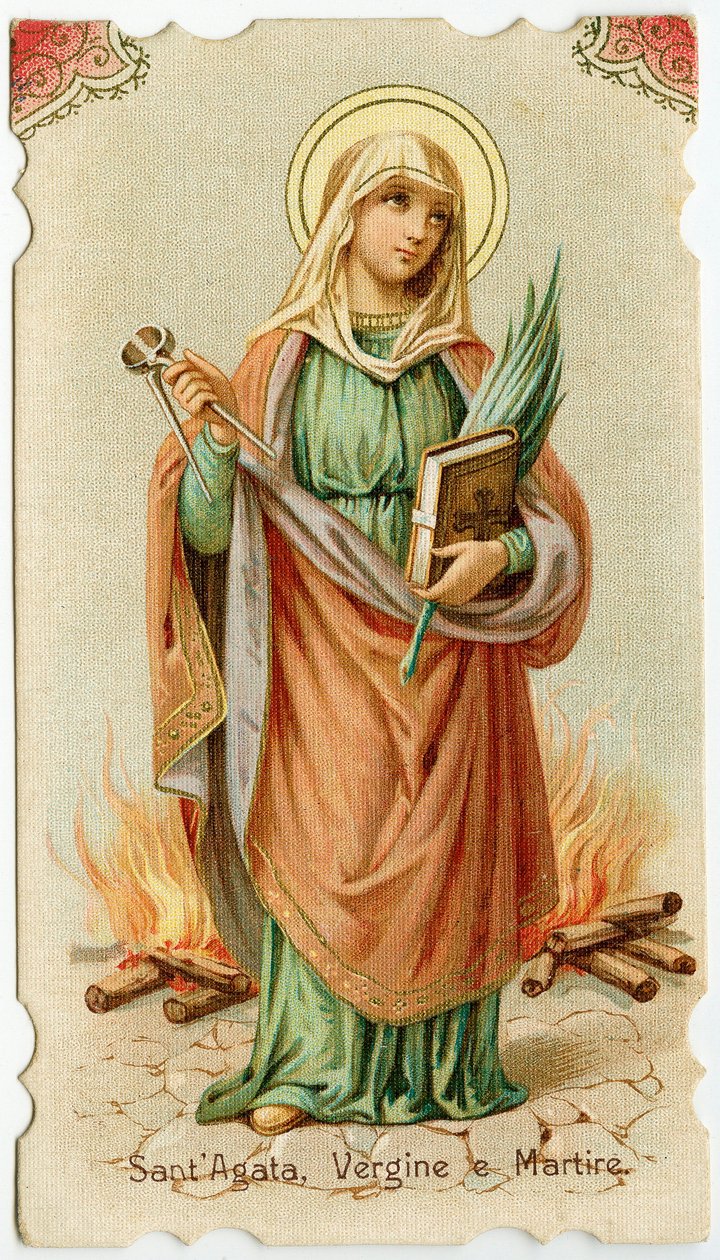 Saint Agatha of Sicily (engraving) by Anonymous Anonymous