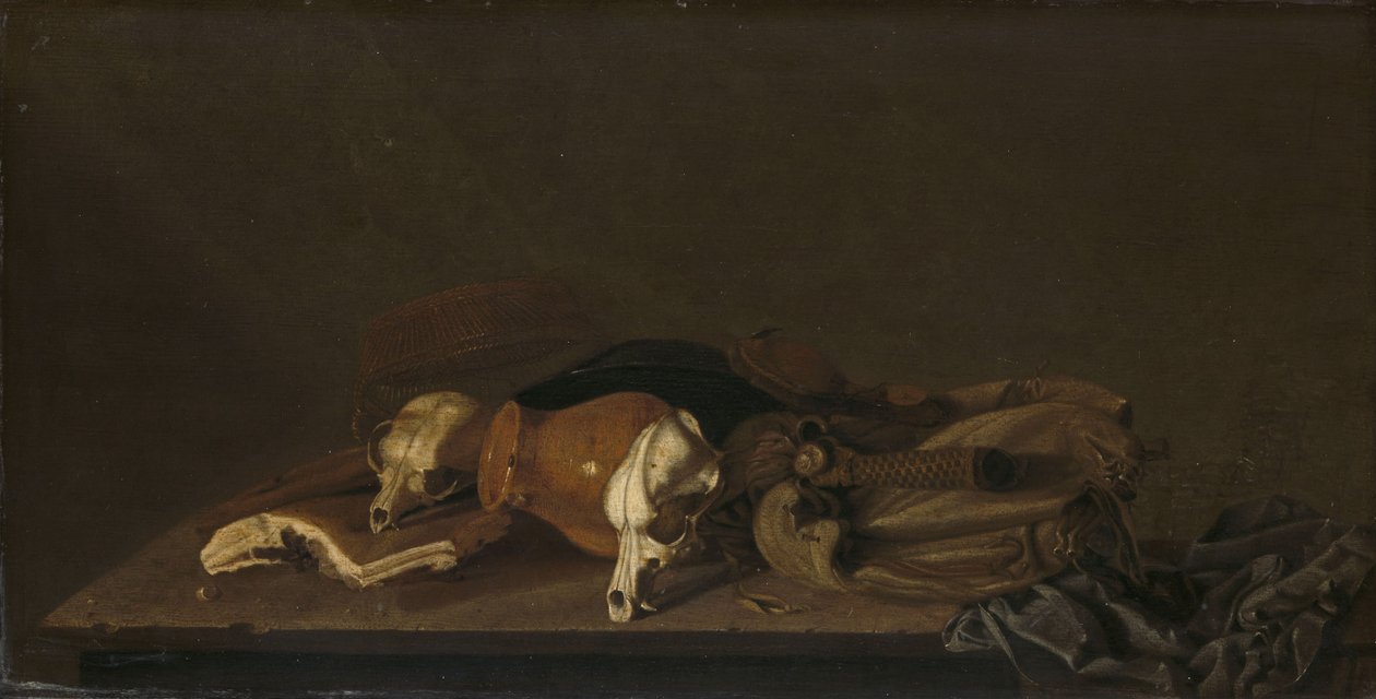 Still Life with Suckling-Pig Skulls by Anonymous Anonymous
