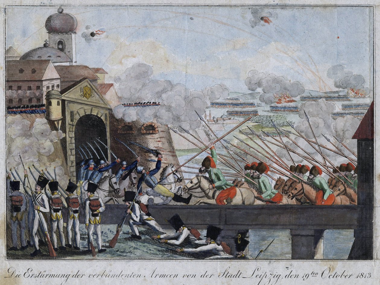 Storming of the City of Leipzig by the Allied Troops by Anonymous Anonymous