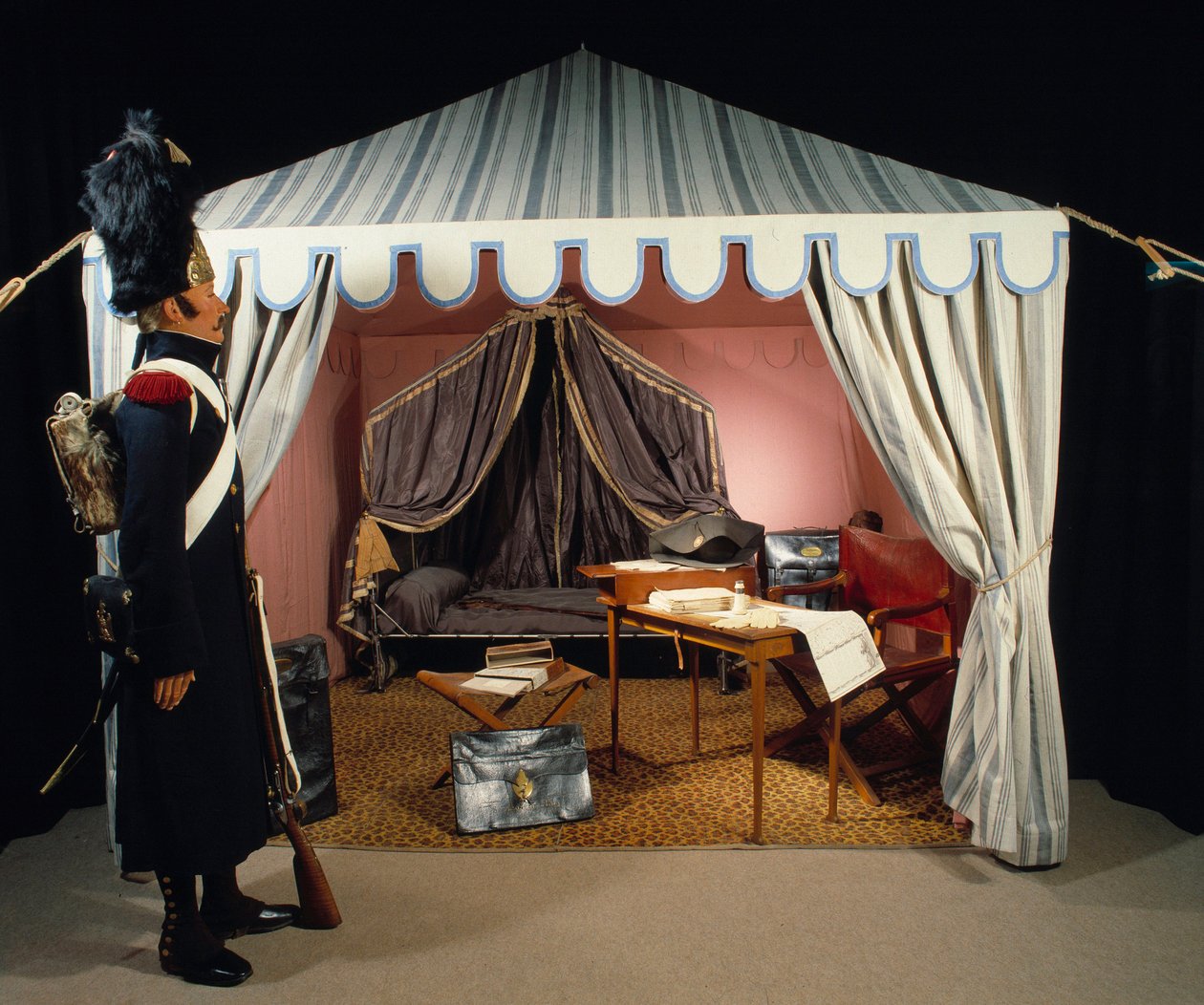 Tent of Napoleon I at the Bivouac with a Grenadier on Foot from the Imperial Guard by Anonymous Anonymous
