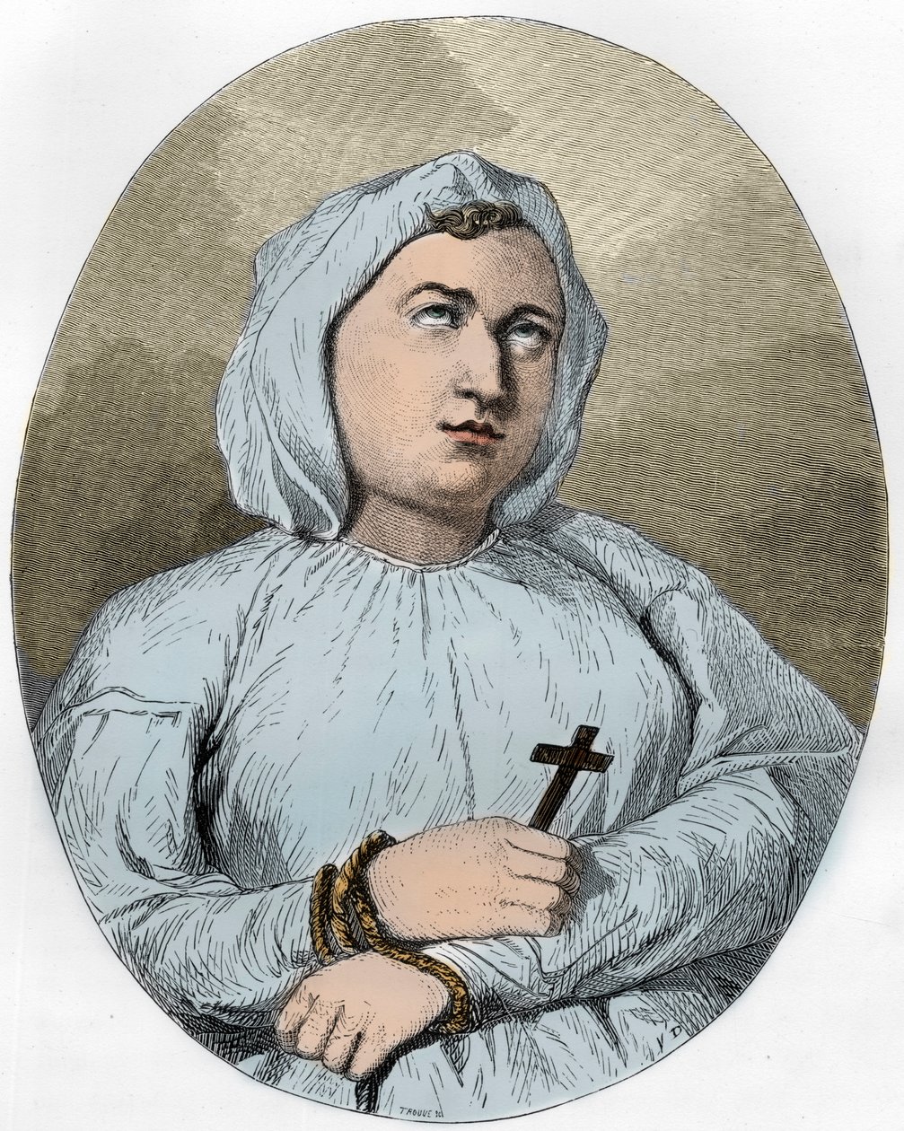 The Marquise de Brinvilliers on the Way to Her Death by Anonymous Anonymous