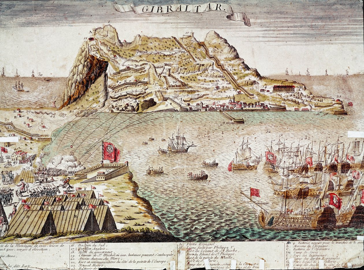 The Siege and Relief of Gibraltar, September by Anonymous Anonymous