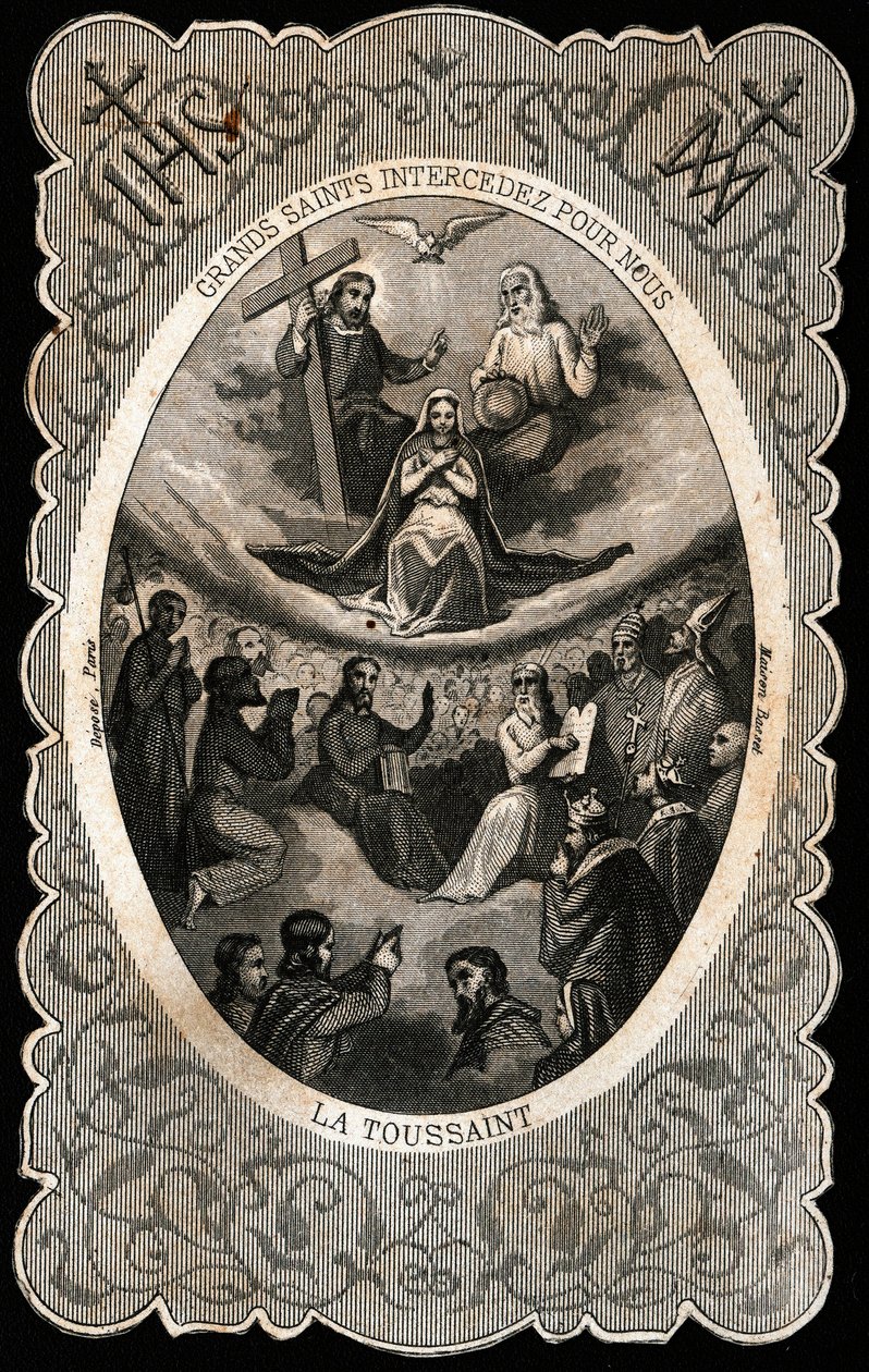 The Virgin Mary with the Holy Trinity by Anonymous Anonymous