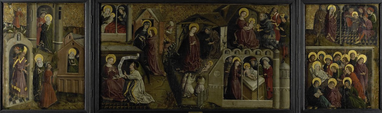 Triptych with Scenes from the Life of the Virgin by Anonymous Anonymous