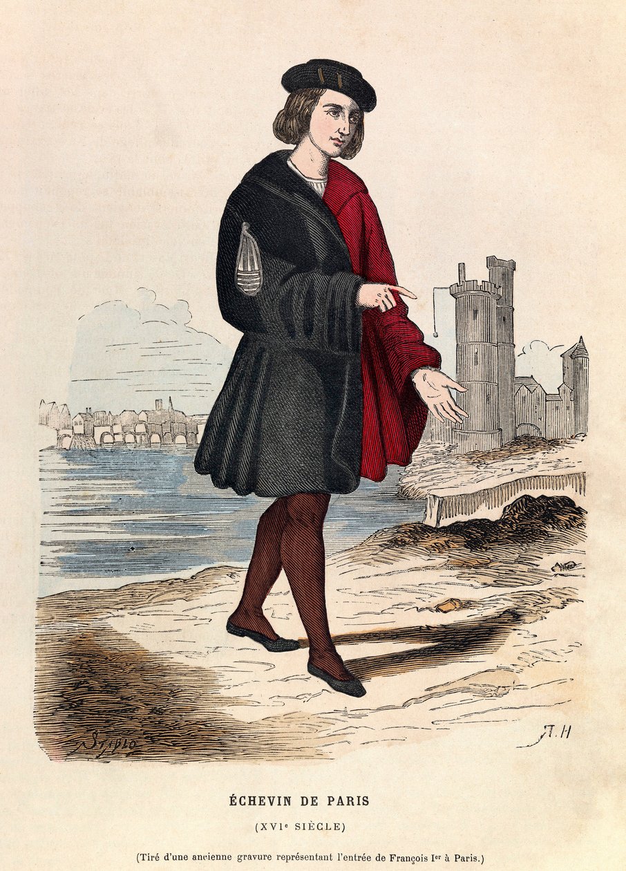 Alderman of Paris in the 16th century by Anonymous Anonymous