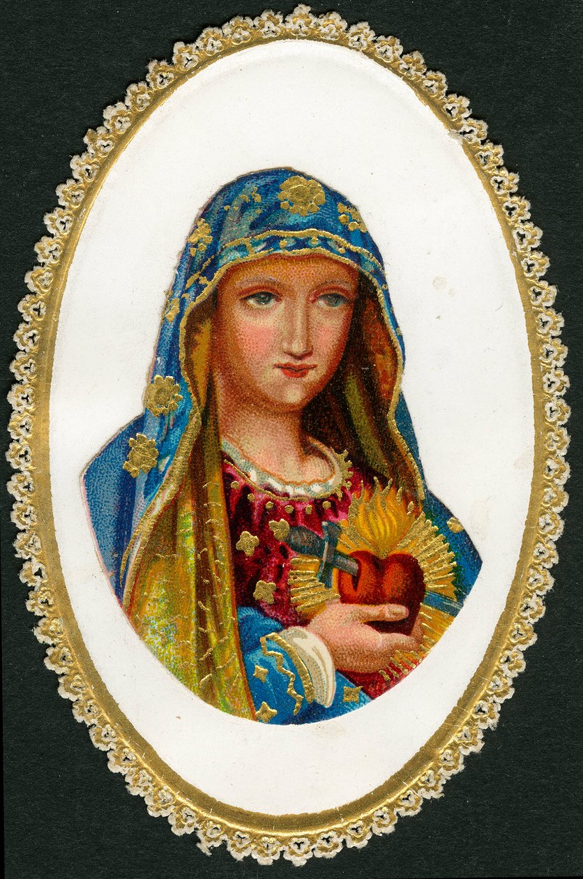 Virgin of sacred heart by Anonymous Anonymous