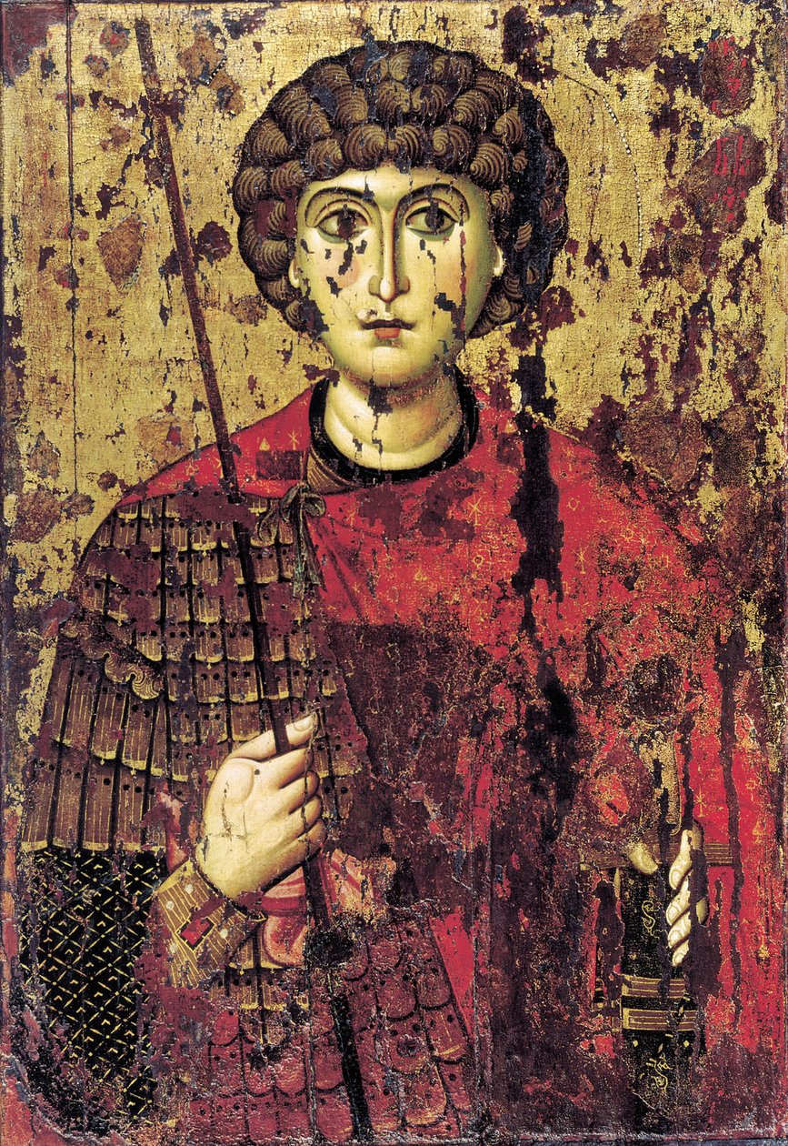 Saint George by Anonymous Russian icon painter