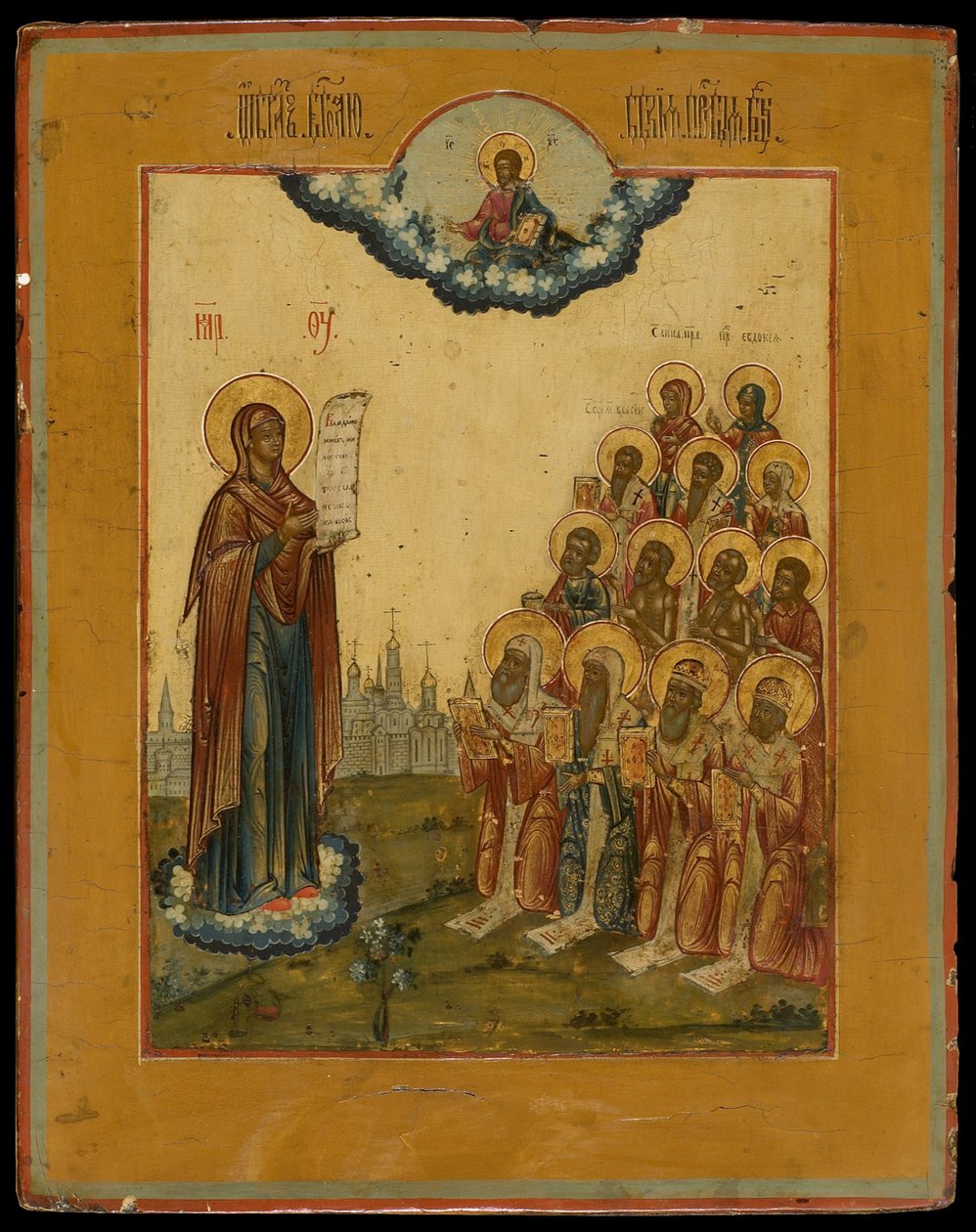 The Bogolyubsky Holy Virgin by Anonymous Russian icon painter