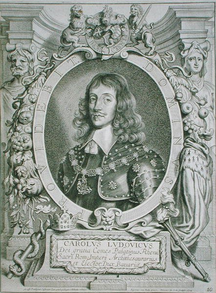 Charles Louis (1617-80) Elector of Palatine, from 