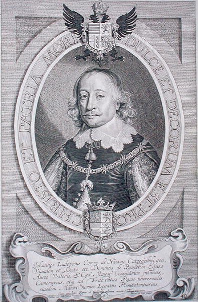 John Lewis (1590-1653) Count of Nassau-Hadamar by Anselmus van (after) Hulle