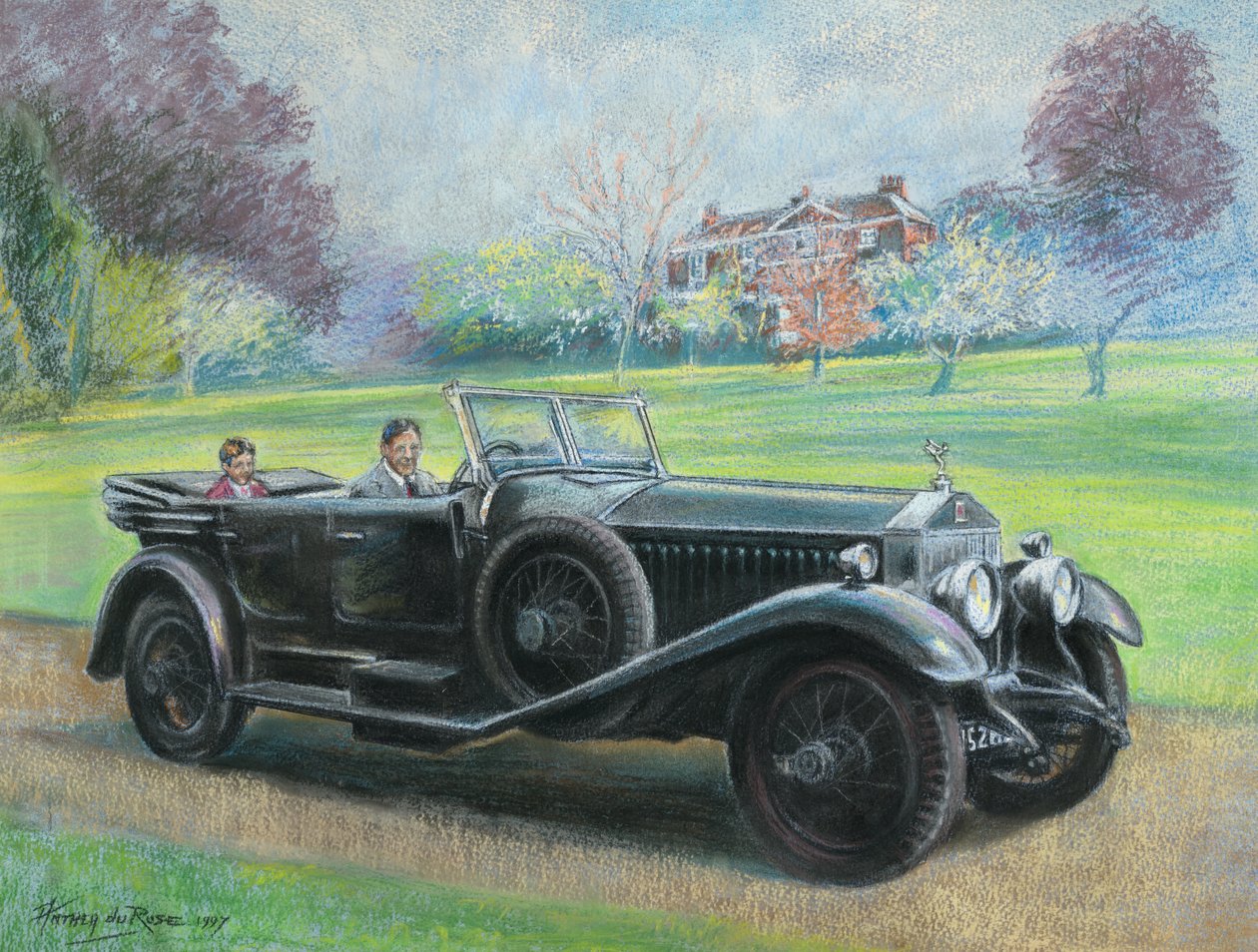 1927 Rolls Royce owned by Mr H V Durose, Warwickshire by Anthea Durose