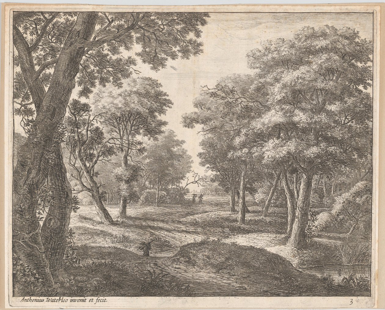 A Path Through the Woods by Anthonie Waterloo