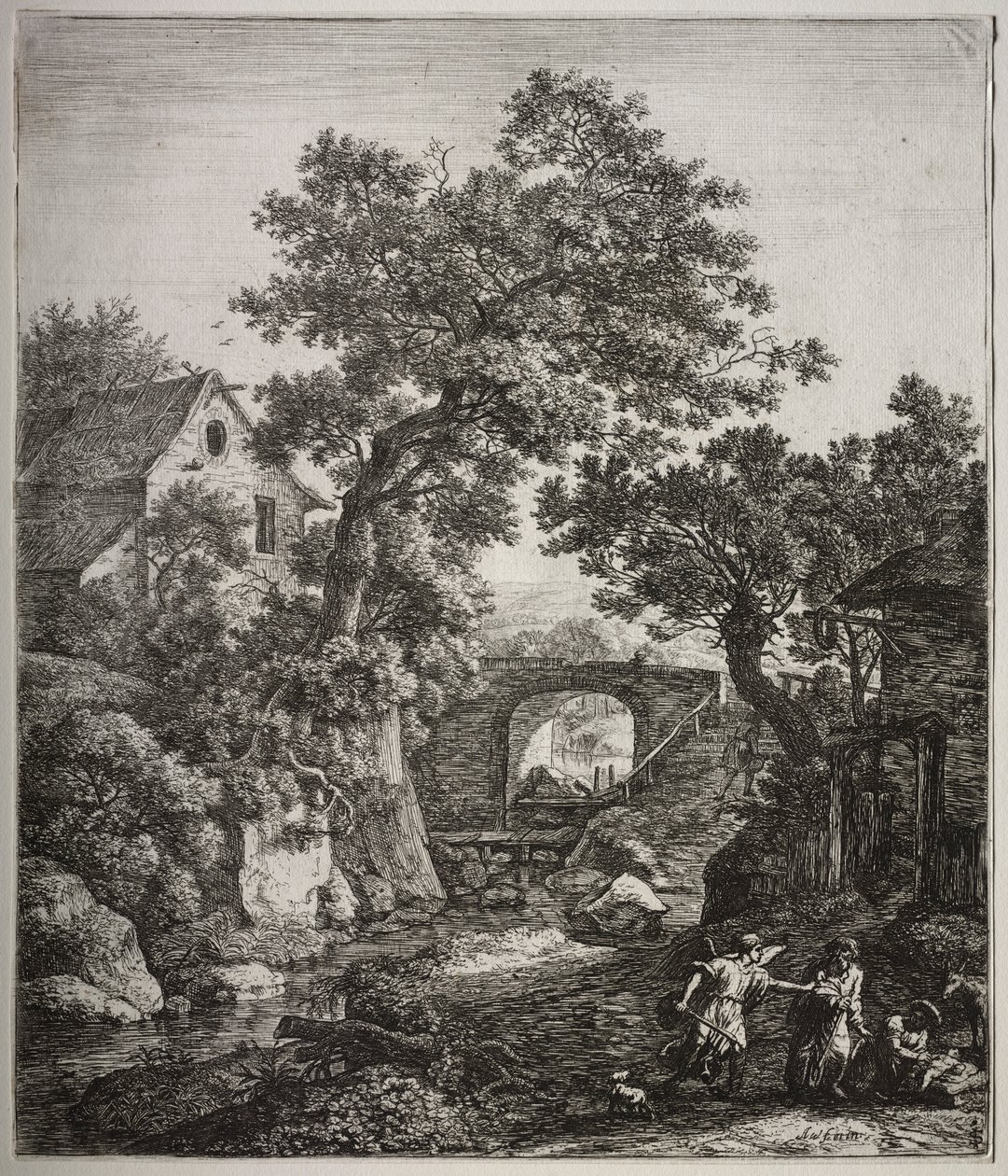 Zipporah Circumcising Her Son by Anthonie Waterloo