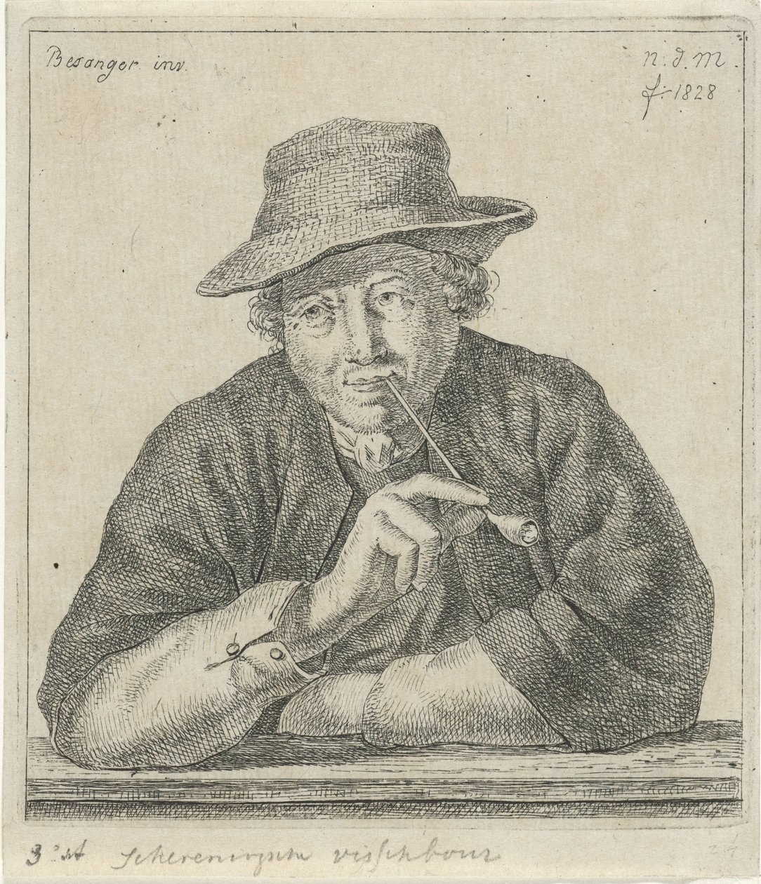 Smoking Man by Anthonie Willem Hendrik Nolthenius de Man