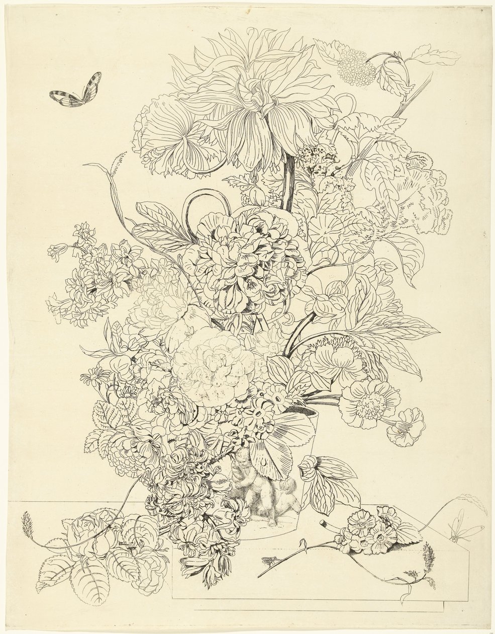 Flower Piece by Anthonie van den Bos