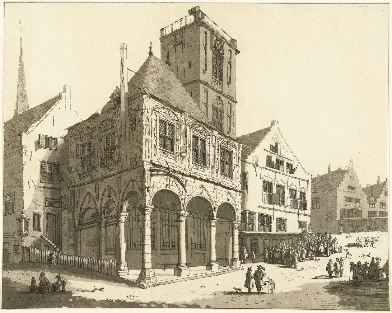 The Old Town Hall of Amsterdam by Anthonie van den Bos