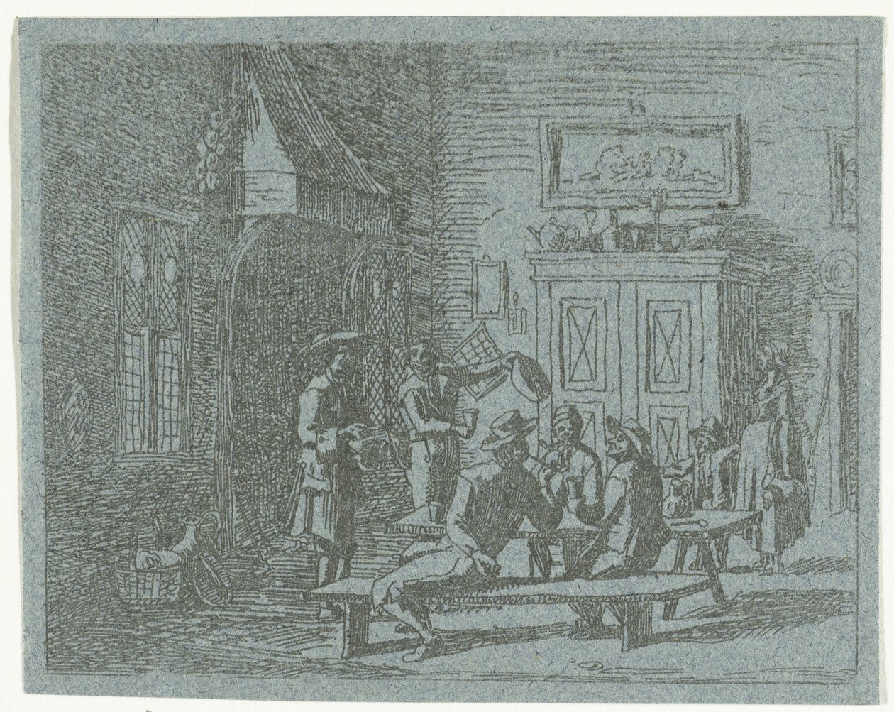 Interior of a Tavern by Anthonie van den Bos