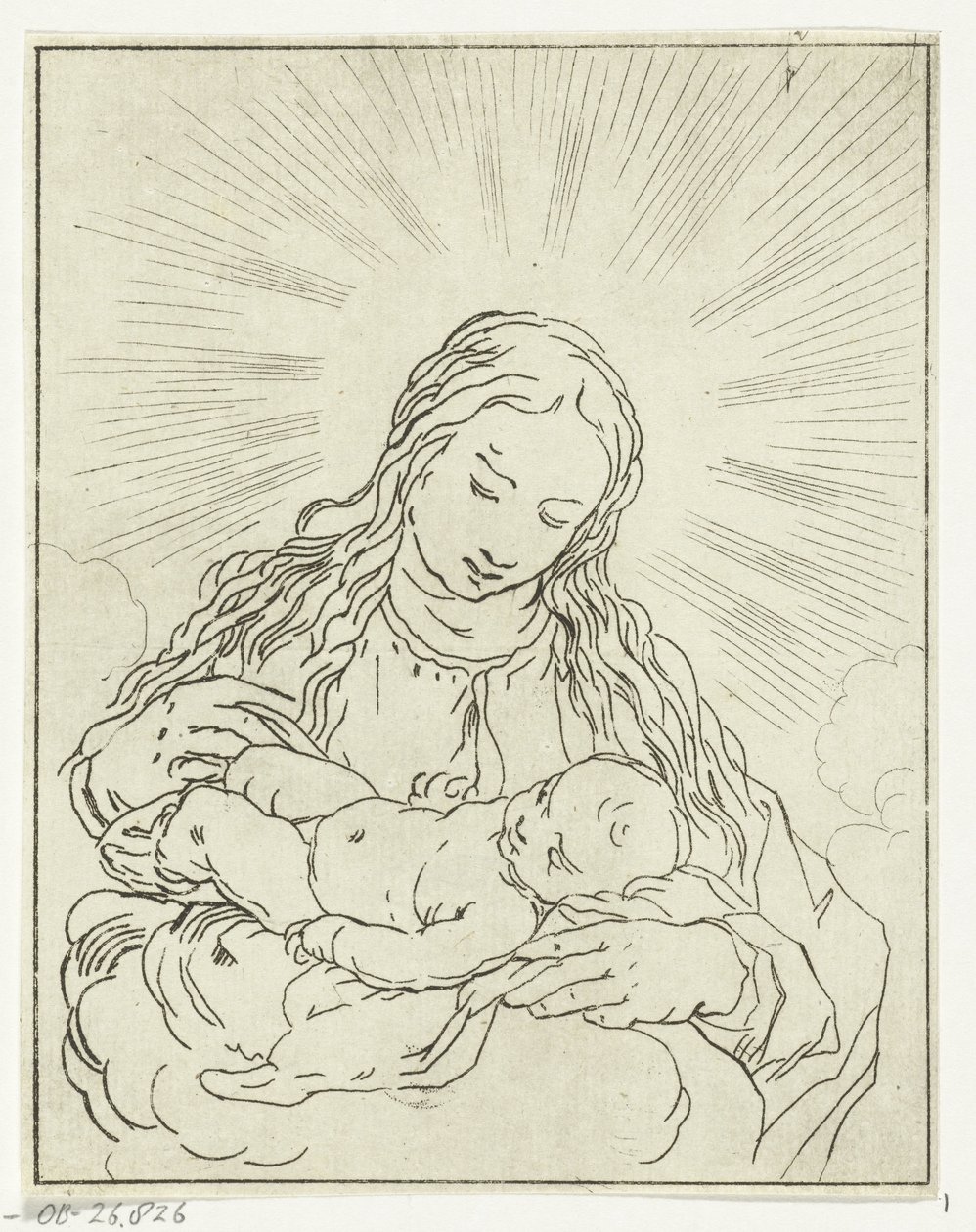 Mary with Child by Anthonie van den Bos