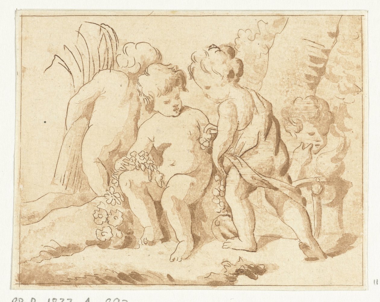 Four Seasons Represented by Four Children by Anthonie van den Bos