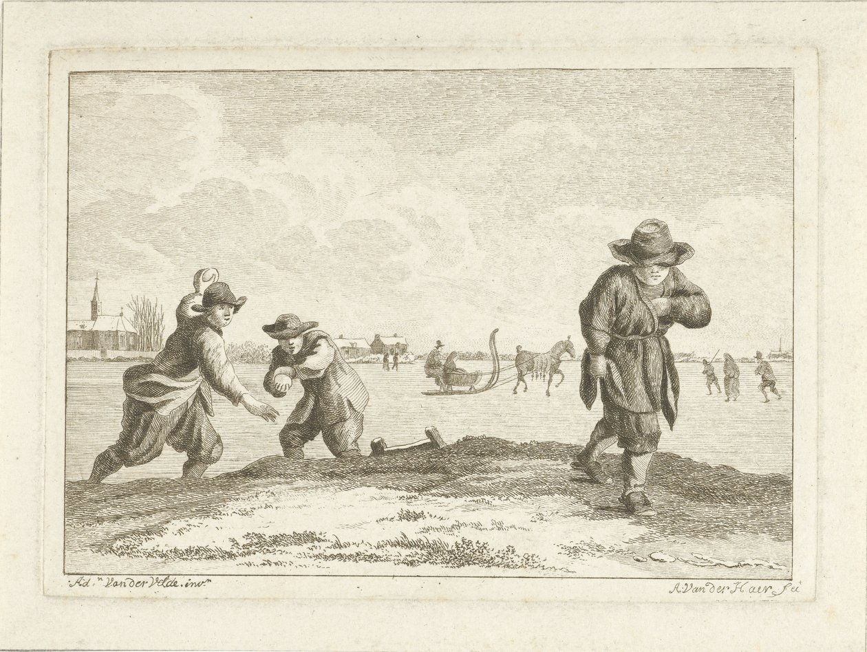 Snowball Throwers by Anthonij van der Haer