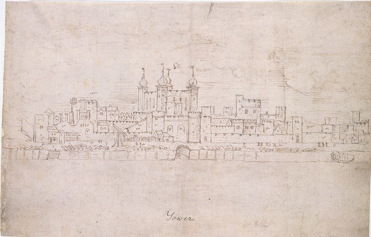 The Tower of London by Anthonis van den Wyngaerde