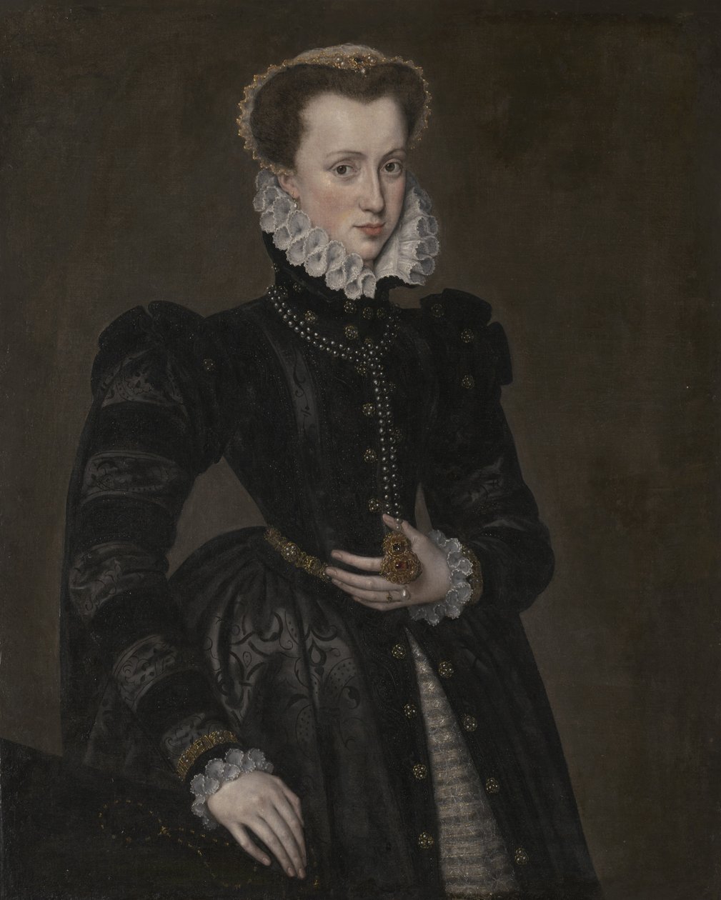 Portrait of a Court Lady by Anthonis van Dashorst Mor