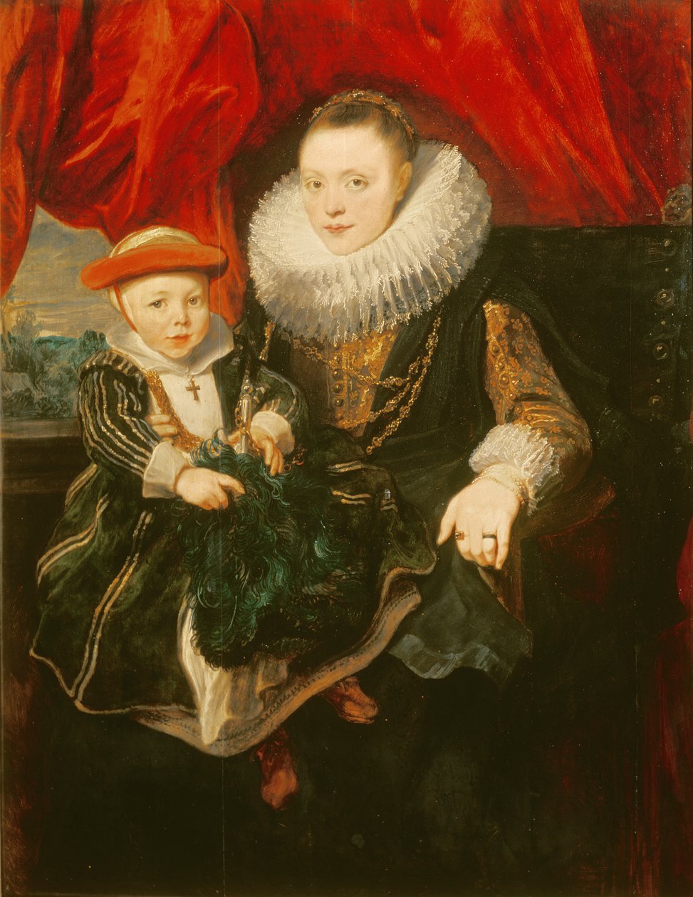 Portrait of a Woman and Child by Anthony van Dyck