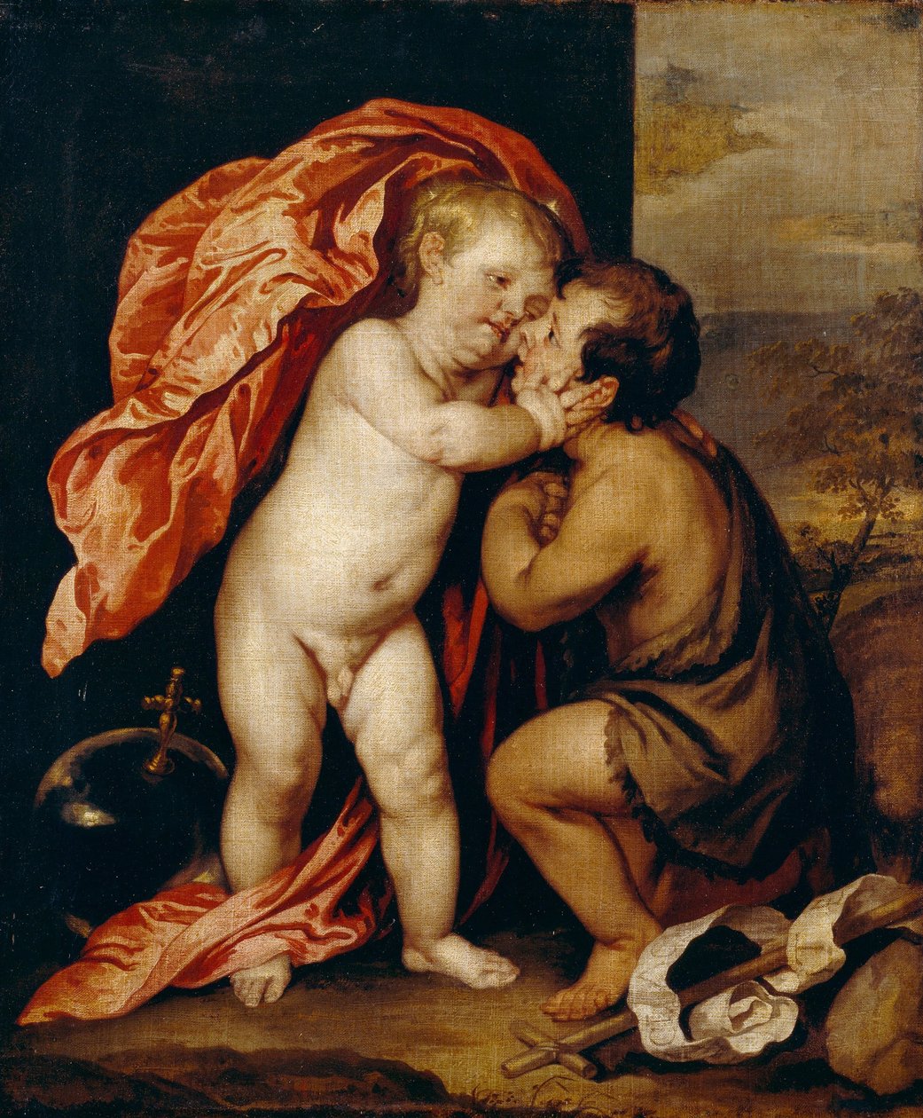 The Infants Christ and Saint John the Baptist by Anthony van Dyck