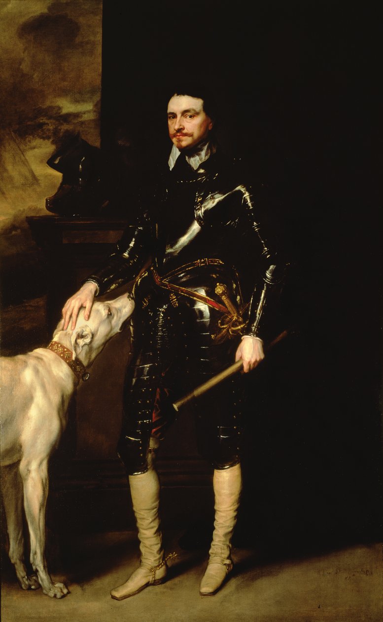 Thomas Wentworth, 1st Earl of Strafford (1593-1641) 1633-6 by Anthony van Dyck