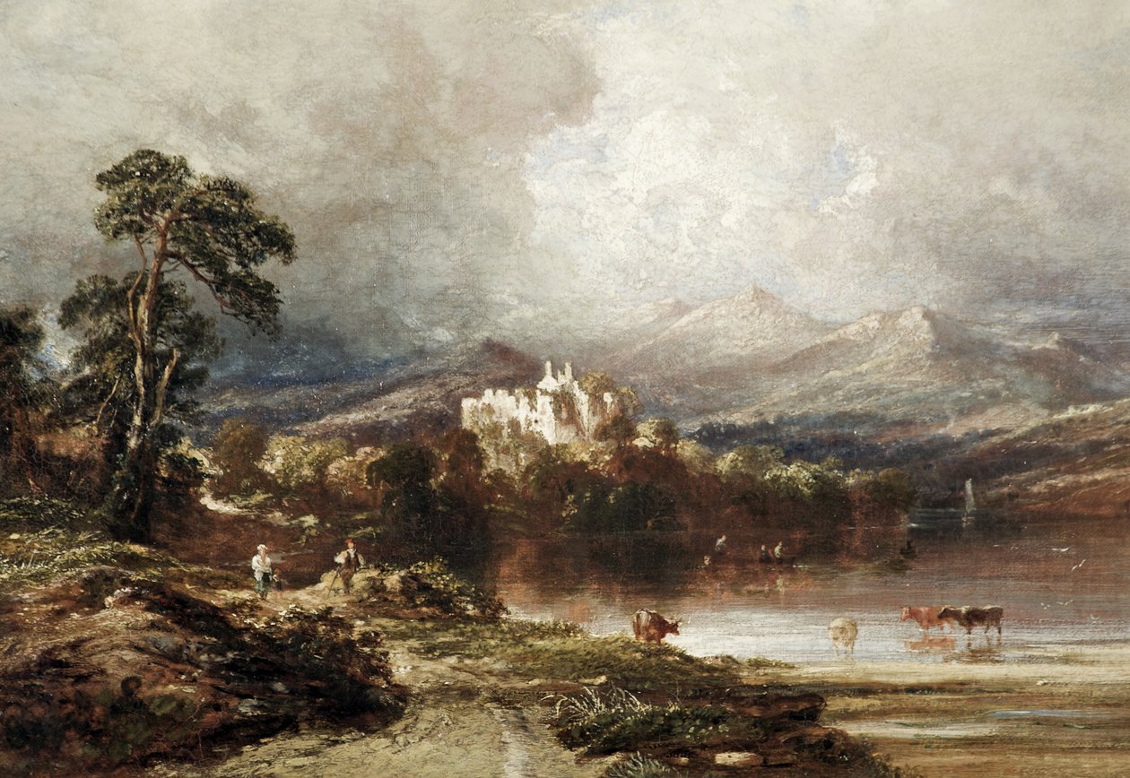 Dunstaffnage Castle, Argyllshire, Scotland by Anthony Vandyke Copley Fielding