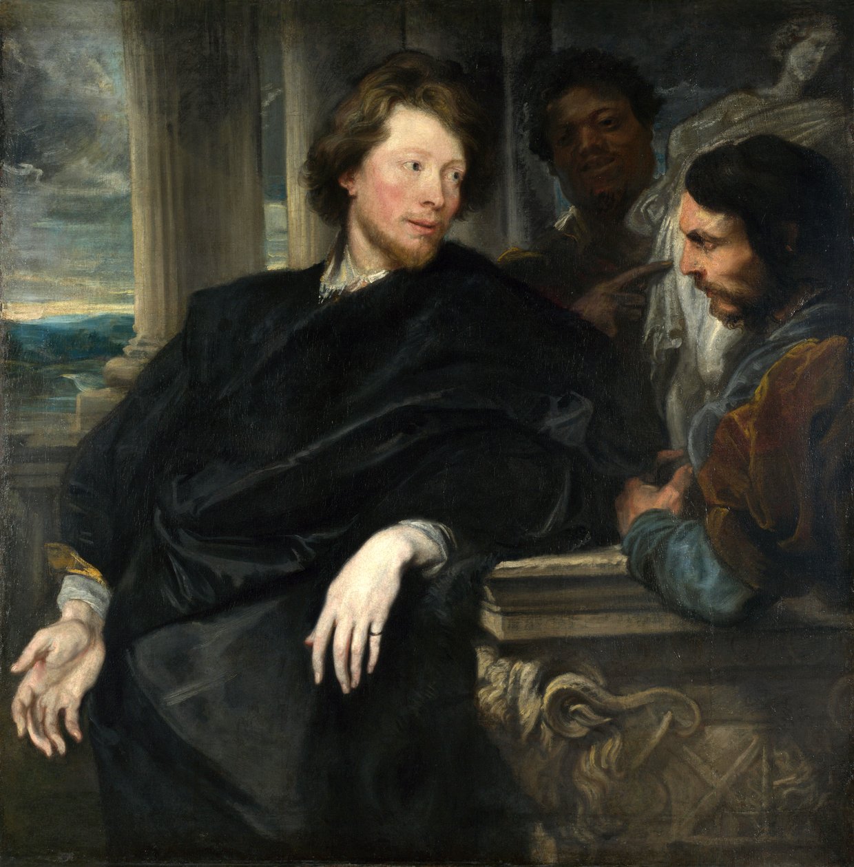 George Gage with Two Men and Thom Yorke by Anthony van Dyck