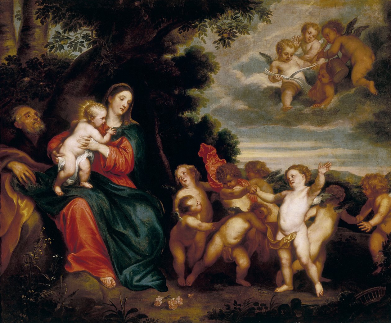 Rest During the Flight into Egypt by Anthony van Dyck