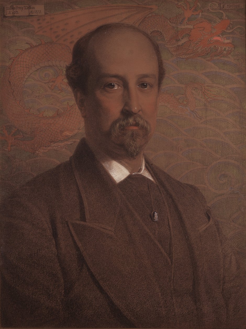 Sir William Henry Weldon, Clarenceux King of Arms by Anthony Frederick Augustus Sandys