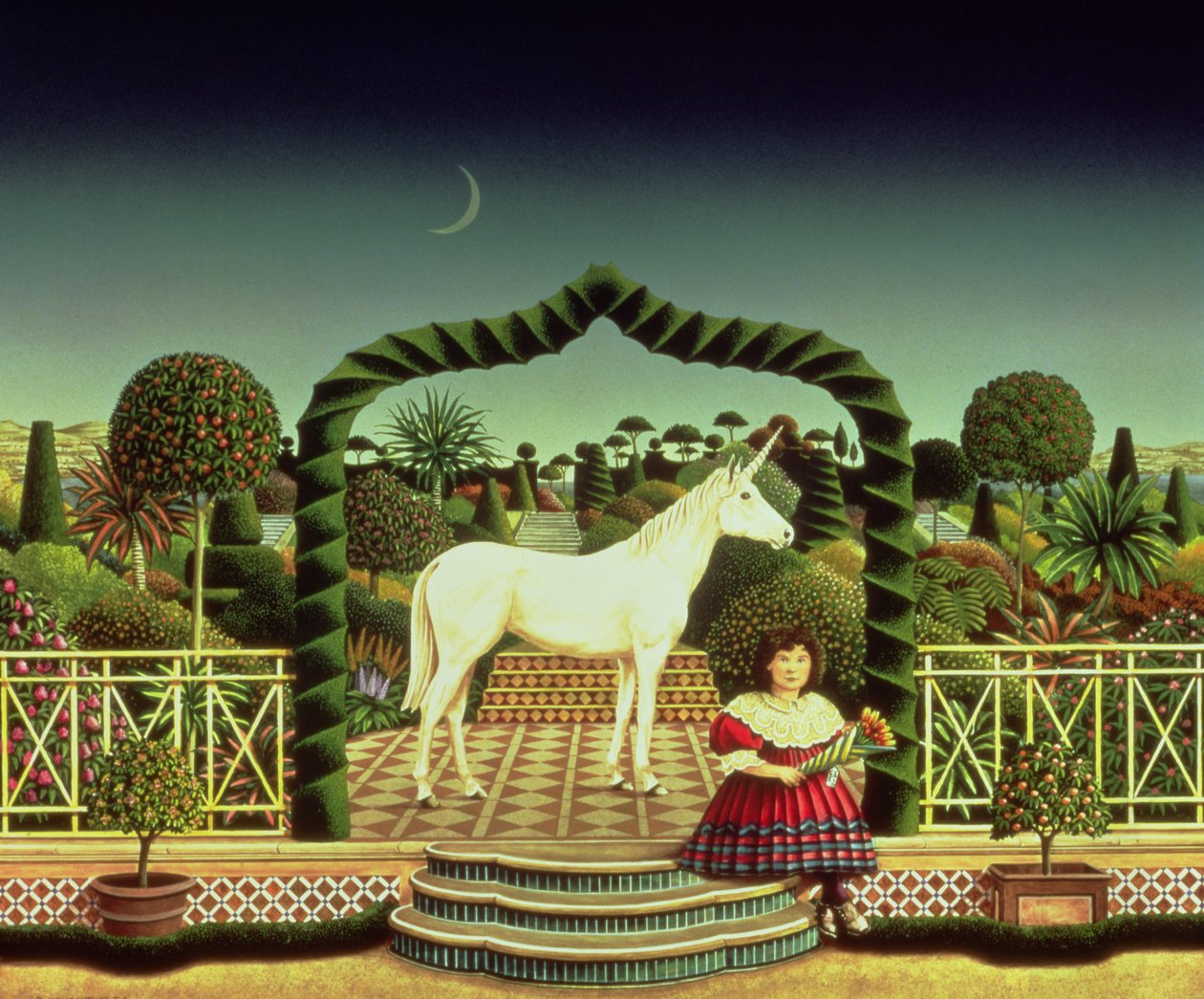 Girl with a Unicorn by Anthony Southcombe