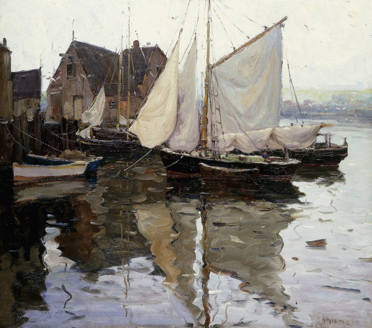 Harborside, Gloucester by Anthony Thieme