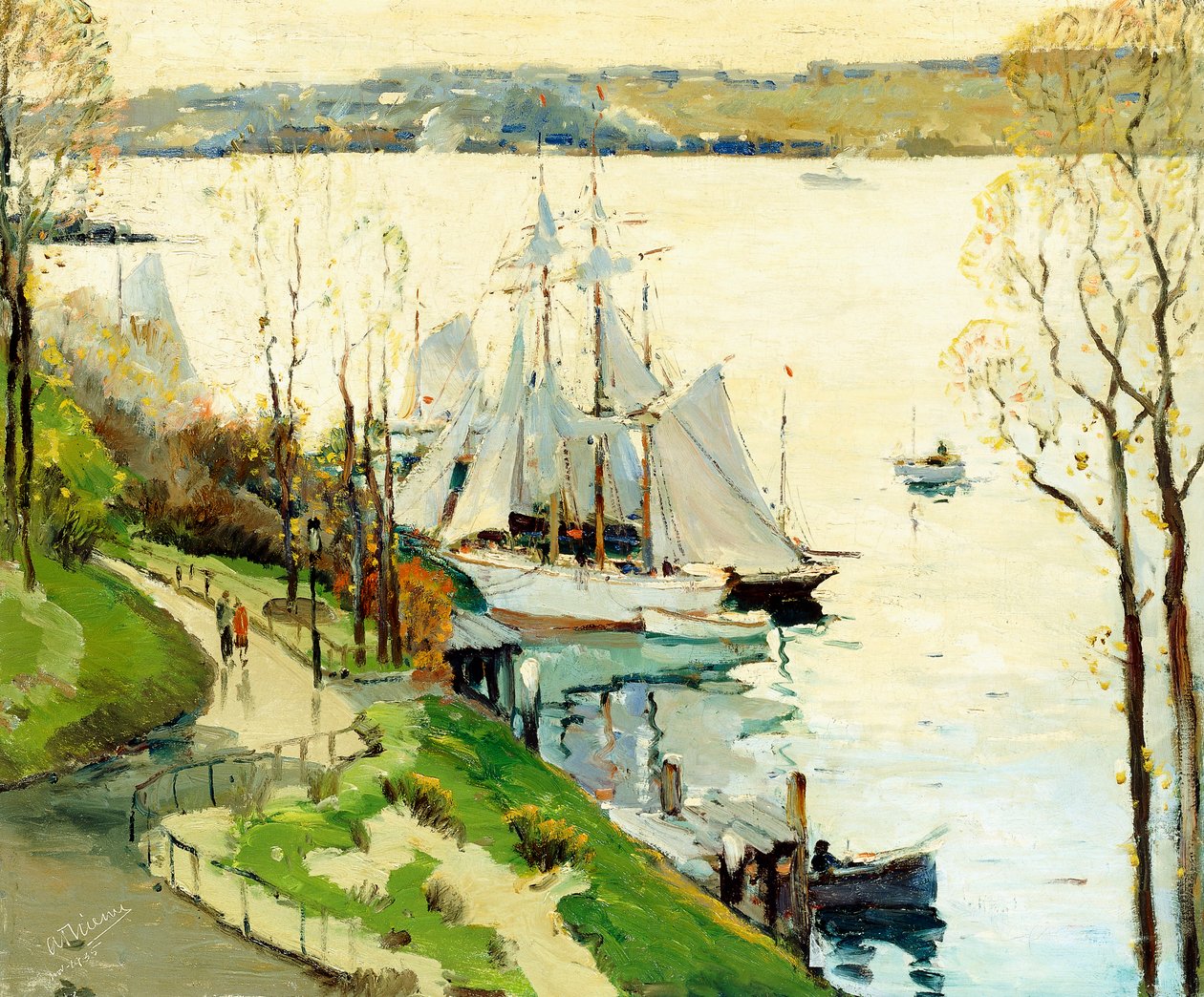 The 79th Street Boat Basin, New York by Anthony Thieme