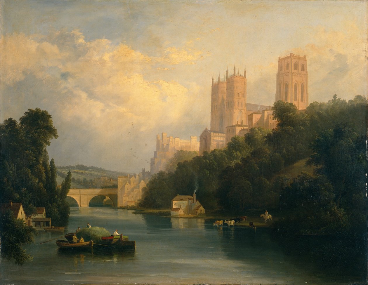 Durham Cathedral by Anthony Vandyke Copley (attr. to) Fielding