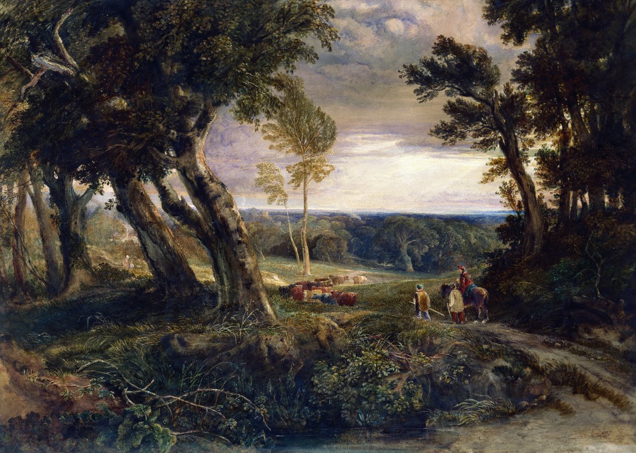 Tilgate Forest From Near Bolney, Sussex by Anthony Vandyke Copley Fielding