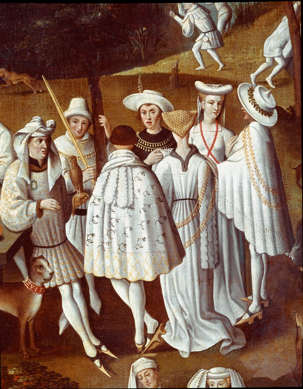 Garden of Love at the Court of Philip III the Good, Duke of Burgundy (detail) by Anthony van (after) Dyck
