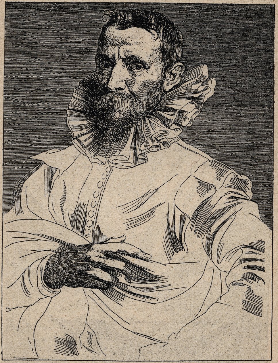 Jan Brueghel the Elder - engraving after Anthony van Dyck by Anthony van (after) Dyck