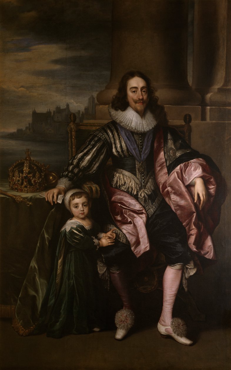 King Charles I and Prince Charles by Anthony van (after) Dyck