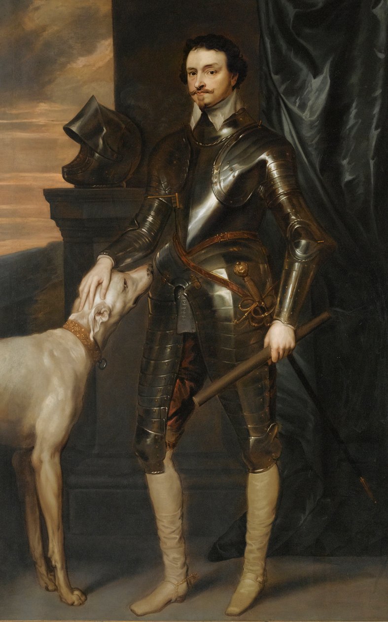 Portrait of Thomas Wentworth by Anthony van (studio of) Dyck