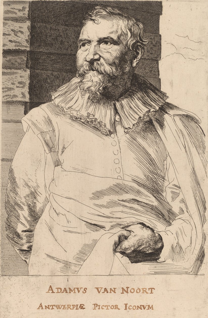 Adam van Noort by Anthony van Dyck