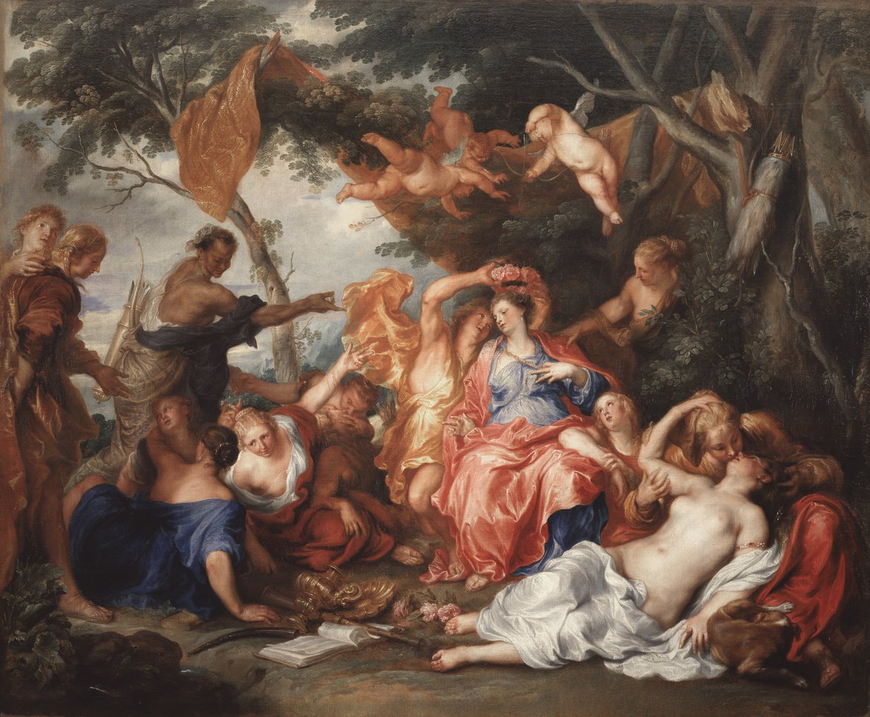Amarillys and Mirtillo by Anthony van Dyck