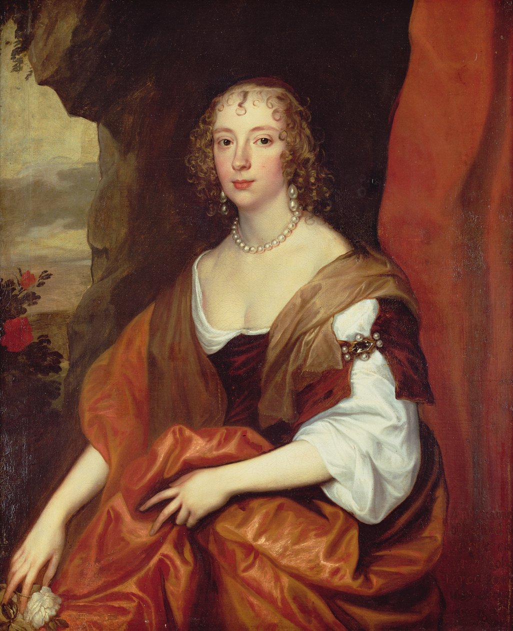 Anne Carr, Countess of Bedford, Aged 22 by Anthony van Dyck